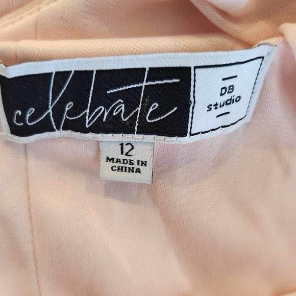 David's Bridal DB Studio Celebrate High-Neck Size 12 - Picture 7 of 7